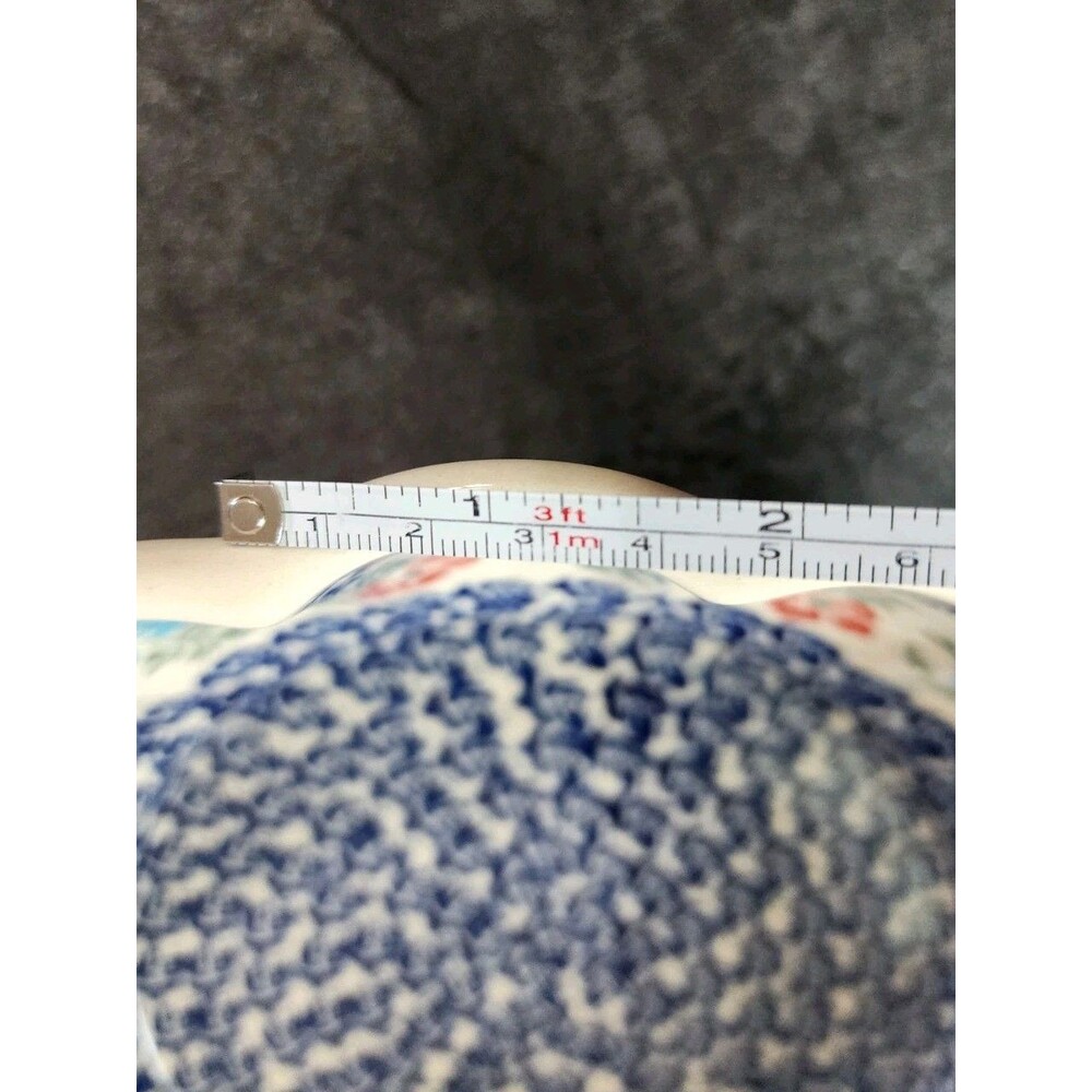 Polish Pottery Boleslawiec Hand Made Rare Scalloped Edge Large Bowl 2/200 New - Picture 4 of 12
